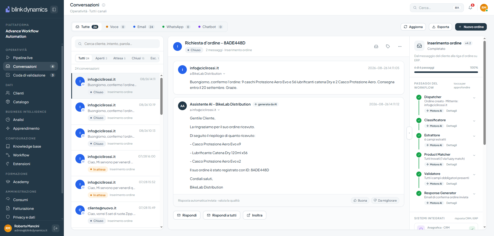 Demo Advance WorkAdvanced Workflow Optimization